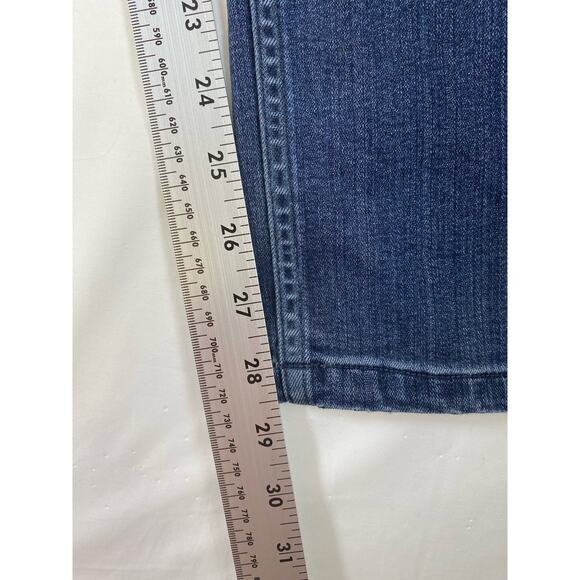 Paige Federal Slim Straight Jeans Dark Blue Denim Cellar Wash Men’s Size 36x29 - Picture 2 of 8